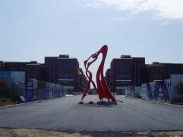 hj1735 不銹鋼雕塑—舞_青島國際服裝城不銹鋼雕塑、石雕、玻璃鋼雕塑_濱州宏景雕塑有限公司