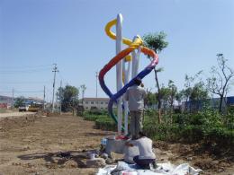 hj1741 不銹鋼雕塑-針線之魅_青島國際服裝城不銹鋼雕塑、石雕、玻璃鋼雕塑_濱州宏景雕塑有限公司