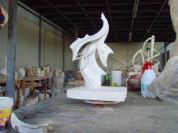 hj1748 不銹鋼雕塑—凌空之剪 小稿_青島國際服裝城不銹鋼雕塑、石雕、玻璃鋼雕塑_濱州宏景雕塑有限公司